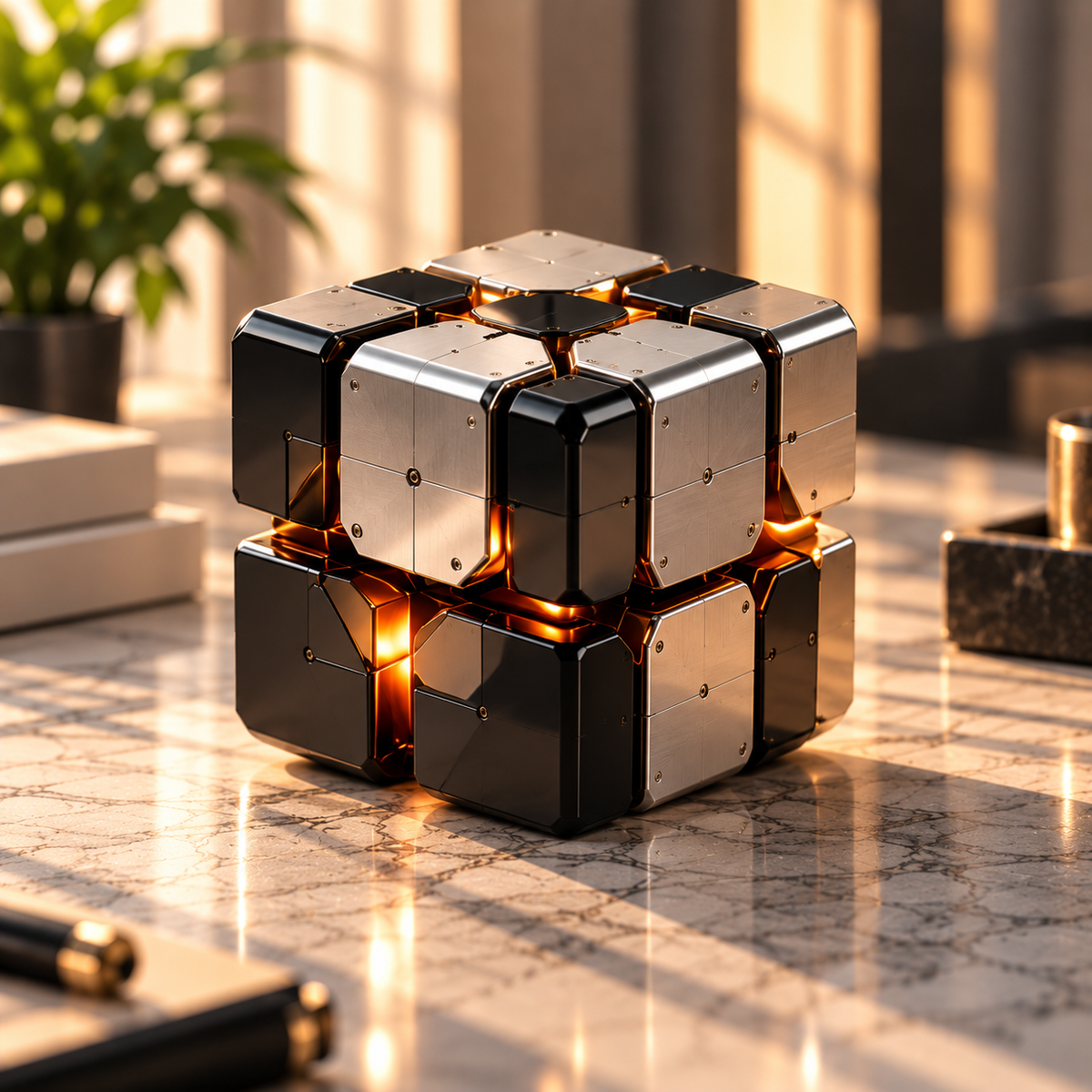 OIOTB Shift Transformable Magnetic Cube and Desk Toy